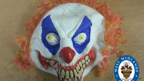 WATCH: Knife-wielding Limerick man jailed for robbing McDonalds while wearing clown mask