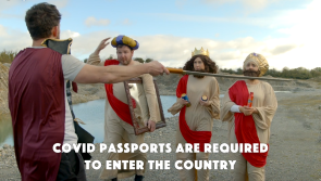 WATCH: Irish pub's Christmas advert brings Covid restrictions to the birth of Jesus