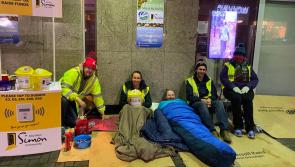 PICTURES: Limerick Macra na Feirme Sleep Out for Simon Community 