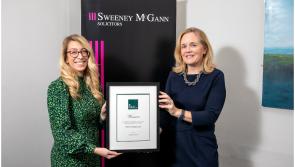 Sweeney McGann Solicitors celebrate a double win at this year&rsquo;s Irish Law Awards!