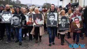 Remembrance walk  held for those killed and injured on Bloody Sunday