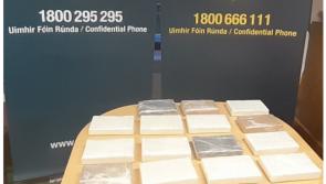 Gardai seize cocaine valued at over &euro;1 million 