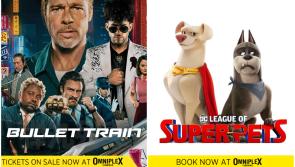 DC League of Super Pets and Bullet Train hit Omniplex Limerick this week - news, reviews and trailers