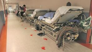 Over 10,000 people were on hospital trolleys last month