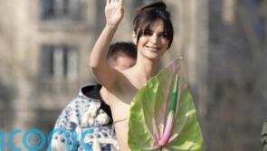 Model shows off quirky plant top from fashion giant helmed by Northern Irish designer