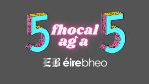 5 ag a 5: Here are five words to help you improve your Irish!