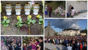 In Pictures: Community of Clonmel rallies together in wake of tragedy