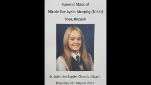 Christmas tree, apron and chewing gum among symbols presented at Nicole Murphy's funeral