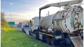 Drivers face dangerous driving charges after car towed lorry on the M50 motorway