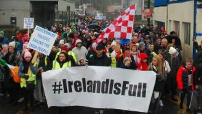 PICTURES: 'Ireland is full' say Roscrea protesters as hundreds rally over weekend
