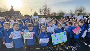 Huge excitement at a local school as RT&Eacute; cameras make a visit 