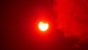 Stunning partial solar eclipse to be visible across Ireland on Monday