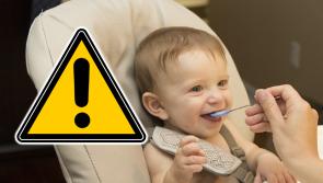 ALERT: Recall issued as popular baby food pulled from Irish shelves due to safety fears