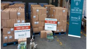Sniffer dog Milo helps Revenue officers seize 4,715 kgs of rolling tobacco