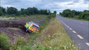 Mystery of viral Garda car in ditch picture solved amid reports of serious crash