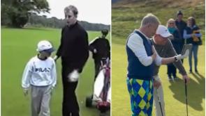 WATCH: Patrick Kielty shares old clip of him with young Rory McIlroy ahead of Late Late chat