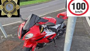 'Shocking behaviour' - Garda&iacute; clock motorcyclist doing double the speed limit on busy road