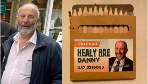 'No way that's real' - People divided as kids given Danny Healy-Rae branded colouring pencils