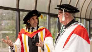 Booker prize-winning author receives honorary doctorate from the University of Limerick