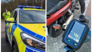 Garda&iacute; nab learner motorcyclist missing essential item for doing double the speed limit