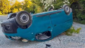 PHOTOS: Vehicles overturned and CCTV wires cut as garda&iacute; probe &euro;500k damage at OPW site