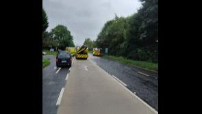 Road closed following two-car collision on major Limerick thoroughfare
