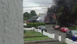WATCH: Major car fire in McDonald's Drive-Thru in Kildare