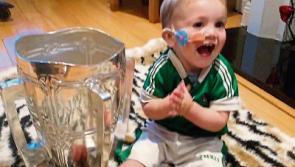 Brave Limerick hurling fan Noah thrilled to wear the green for Liam visit