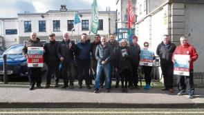 Limerick Community Employment supervisors take part in national strike