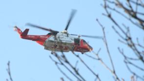 Coast Guard helicopter deployed during rescue operation at Limerick woodland