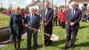 President plants a tree - and spirit of creativity in Murroe to mark 1916