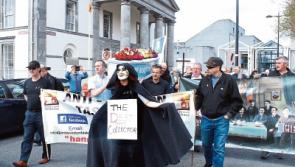 Angry scenes at Limerick courthouse during&nbsp;Anti Eviction Taskforce protest