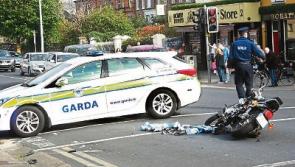 Motorbike crash in Limerick city