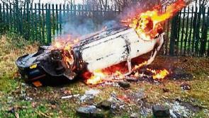 Limerick gardai launch investigation after&nbsp;car was set alight in front of owner