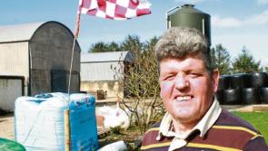 Slaughtneil flag flying high in Bruff farmyard