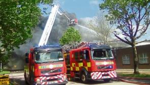 WATCH: Commercial fire in Limerick city now under control