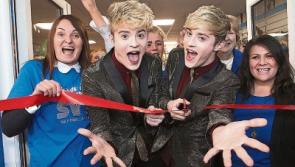 WATCH: Jedward 'come home' to Limerick to open new SVP charity shop