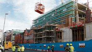 WATCH: Injured worker rescued from site of Limerick's Gardens International