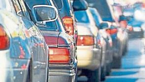 Traffic delays due to car crash in Limerick city