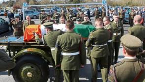WATCH: Late Limerick priest receives full military honours at funeral