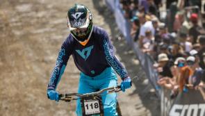 WATCH: Limerick's Oisin O'Callaghan celebrates stunning success at UCI Mountain Bike World Series