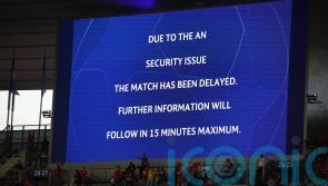 Champions League final delayed for &lsquo;security reasons&rsquo;