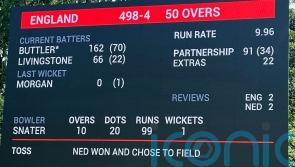 Red-hot England sizzle and post new world record score as Jos Buttler hits 162