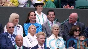 Kate cheers on Cameron Norrie at Wimbledon quarter final