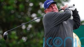 Mark Calcavecchia hits first tee shot on Open farewell
