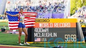 USA&rsquo;s Sydney McLaughlin smashes own 400m hurdles world record