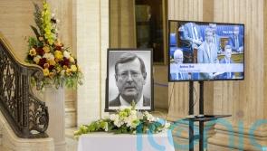Reconvened Stormont Assembly pays tribute to peace deal architect Lord Trimble