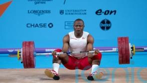 Weightlifter Cyrille Tchatchet&rsquo;s medal hopes ended by body cramps