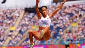 Katarina Johnson-Thompson retains heptathlon lead with two events remaining
