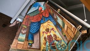 'A treasure' - Rare synagogue mural restored